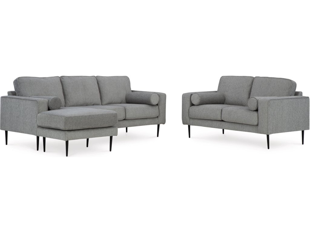 Hazela Sofa Chaise and Loveseat - image 1