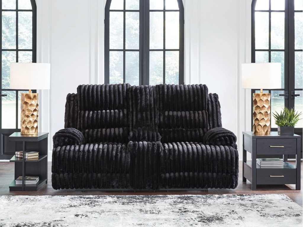 Rhine Falls Power Reclining Loveseat with Console - image 1