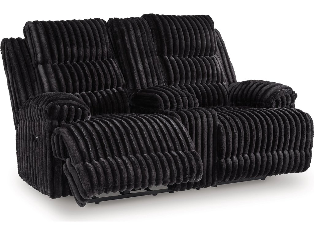 Rhine Falls Power Reclining Loveseat with Console - main image