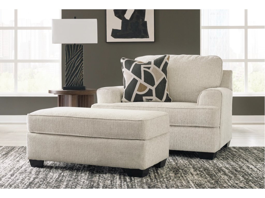 Heartcort Oversized Chair and Ottoman - main image