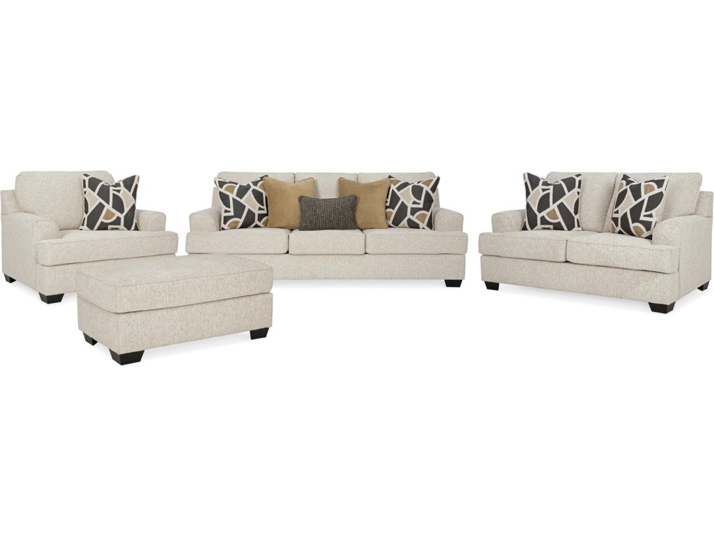 Heartcort Sofa, Loveseat, Oversized Chair and Ottoman - image 1