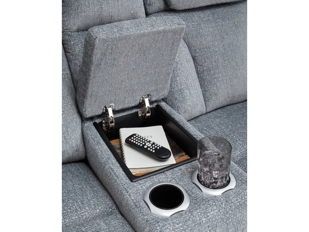 Studio Cave Power Reclining Loveseat with Console - image 7