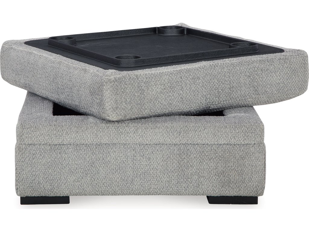 Casselbury Oversized Swivel Chair and Ottoman - image 7