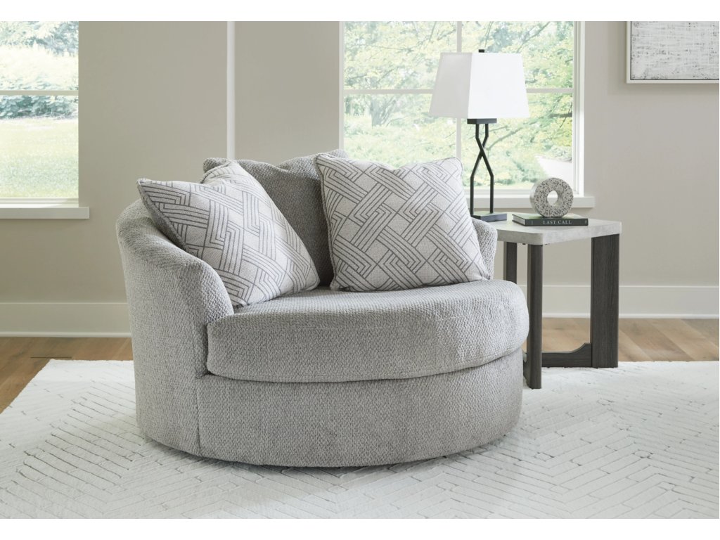 Casselbury Oversized Swivel Accent Chair - image 1