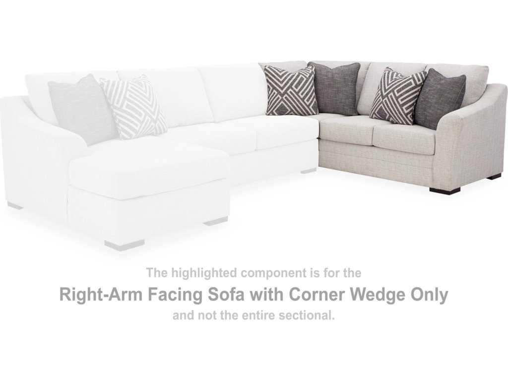 Koralynn Right-Arm Facing Sofa with Corner Wedge - image 1