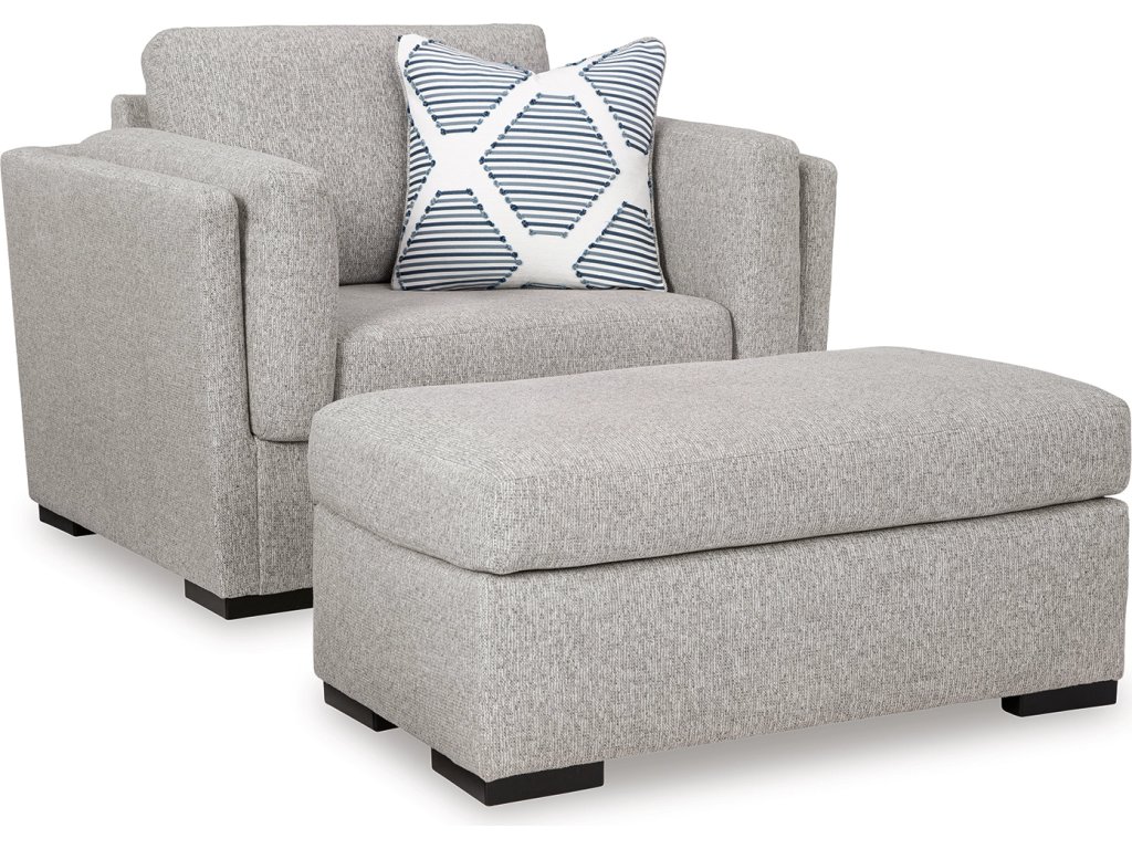 Evansley Oversized Chair and Ottoman - image 1