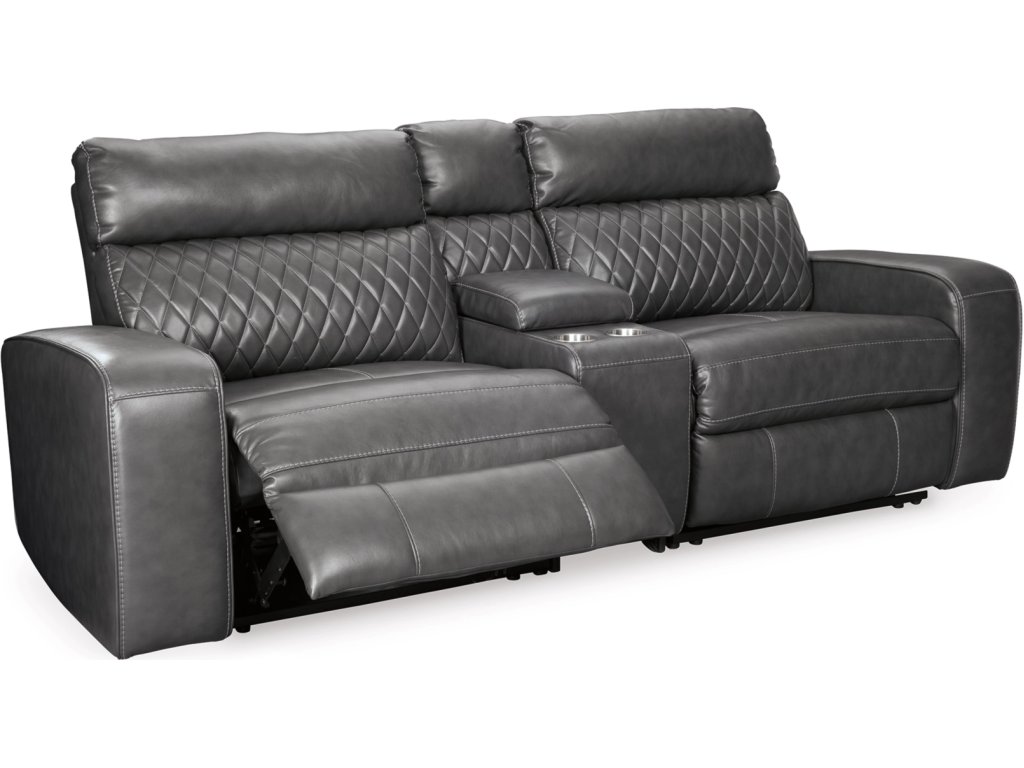 Samperstone 3-Piece Power Reclining Sectional Loveseat - main image