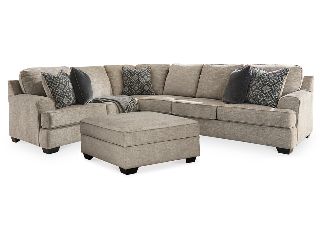 Bovarian 3-Piece Sectional and Ottoman - main image