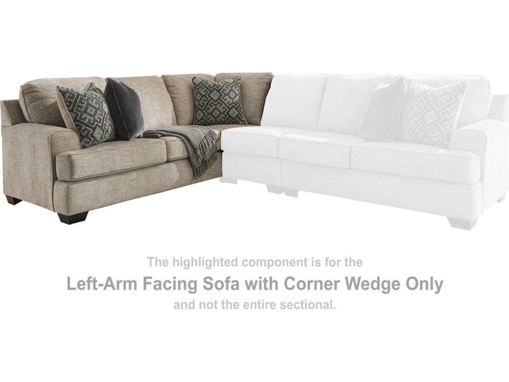 Bovarian Left-Arm Facing Sofa with Corner Wedge - image 1