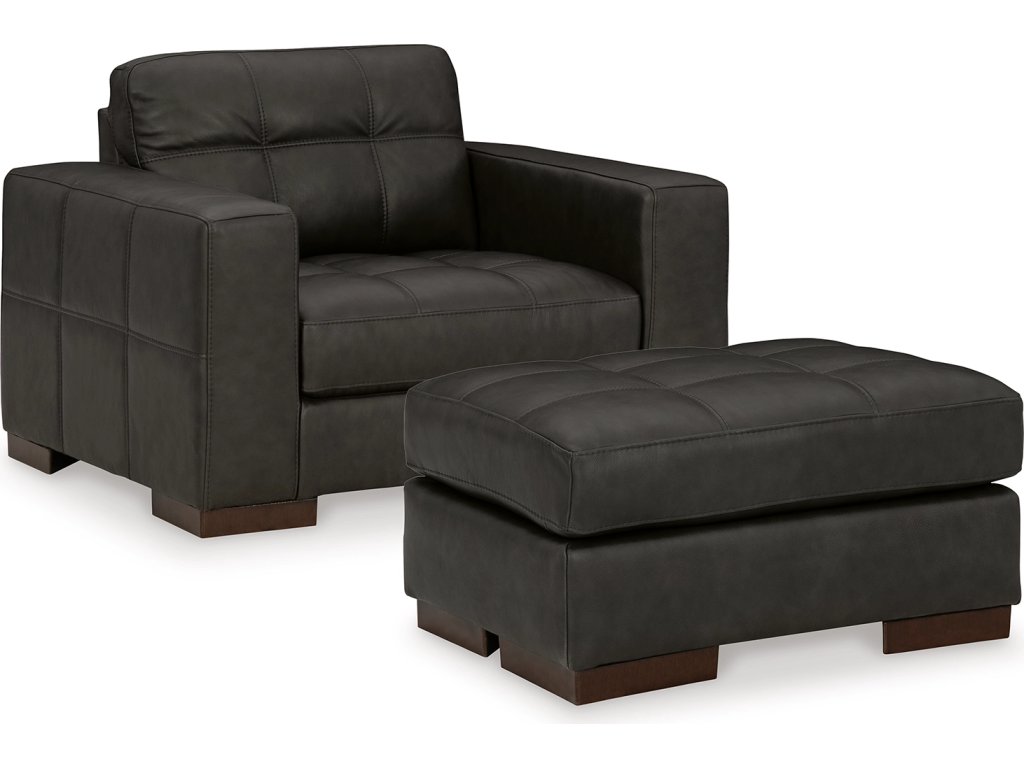 Luigi Oversized Chair and Ottoman - image 1