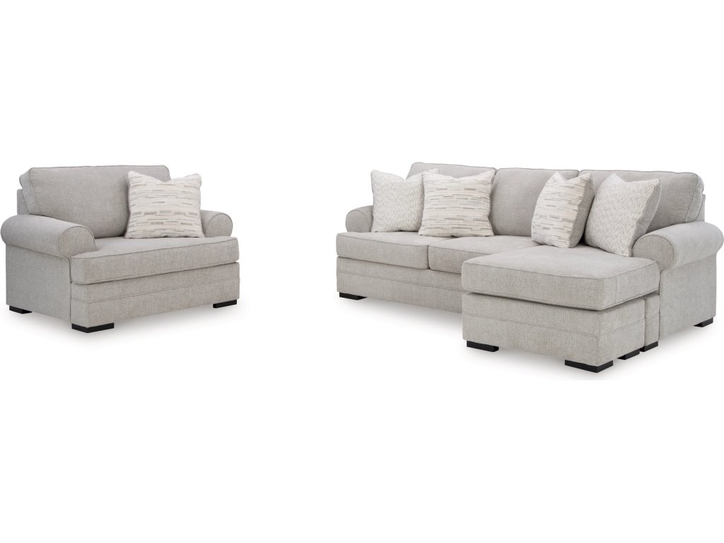 Eastonbridge Sofa Chaise and Oversized Chair - main image