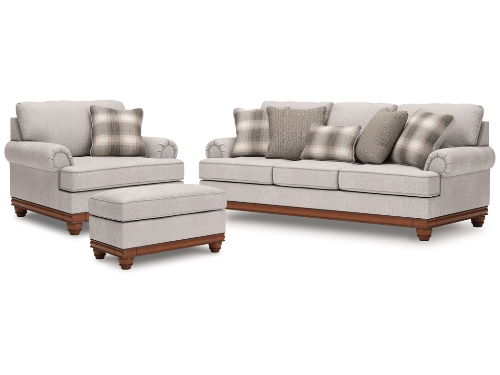 Clearbrooke Sofa, Oversized Chair and Ottoman - main image