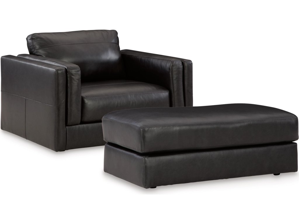 Amiata Oversized Chair and Ottoman - image 1