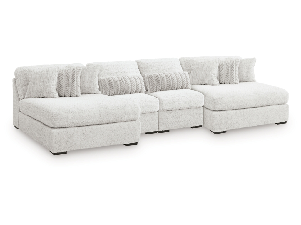 Cuddle Plush 4-Piece Sectional with Chaise - main image