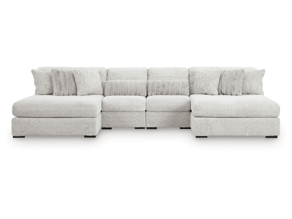 Cuddle Plush 4-Piece Sectional with Chaise - image 2