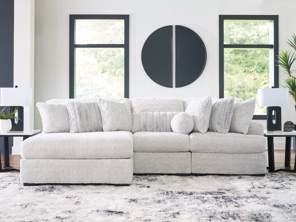 Cuddle Plush 3-Piece Sectional with Chaise - image 1
