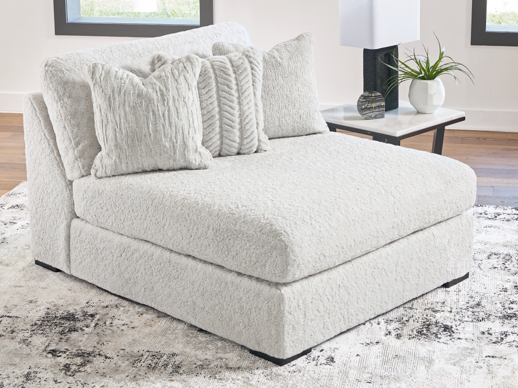 Cuddle Plush Oversized Armless Chaise - image 5