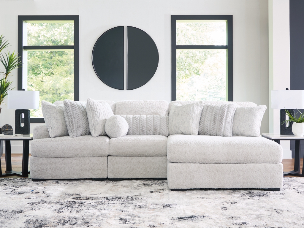 Cuddle Plush 3-Piece Sectional with Chaise - image 1