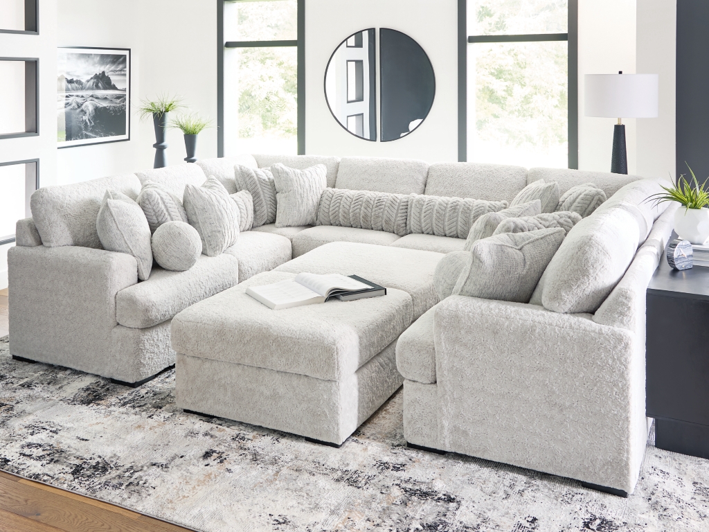 Cuddle Plush 10-Piece Sectional - image 1