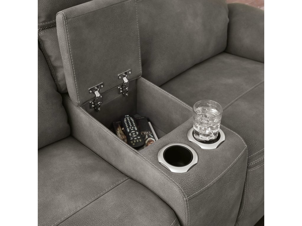 Next-Gen Durapella Power Reclining Loveseat with Console - image 7