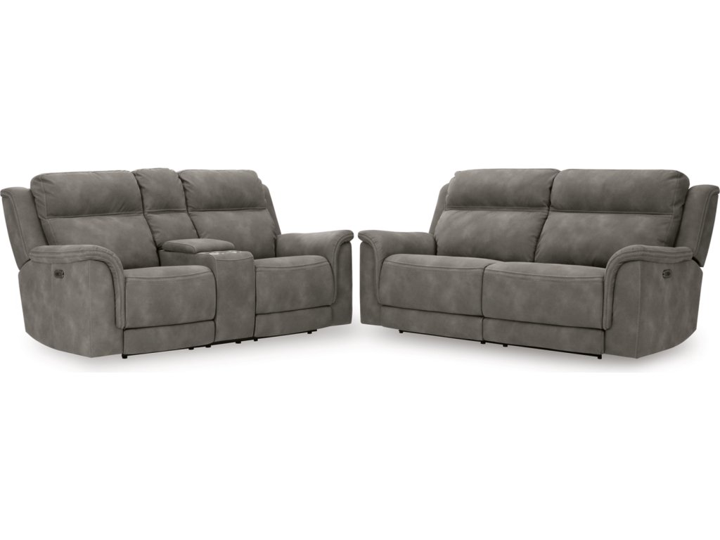 Next-Gen Durapella Power Reclining Sofa and Loveseat - image 1