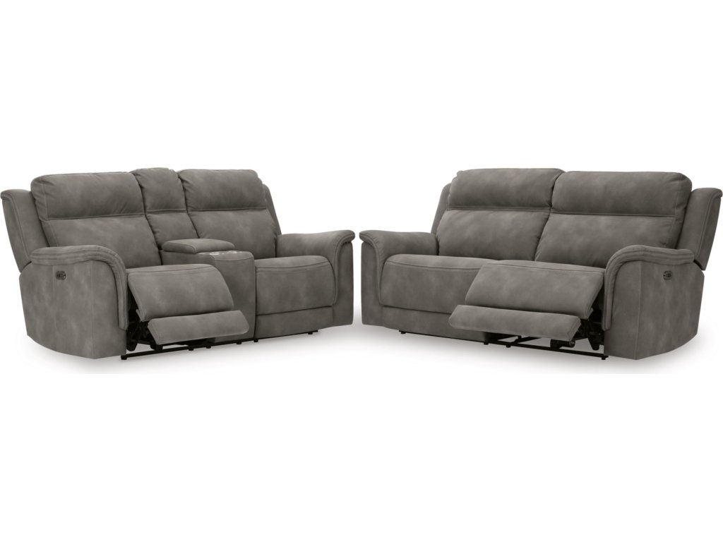 Next-Gen Durapella Power Reclining Sofa and Loveseat - image 2