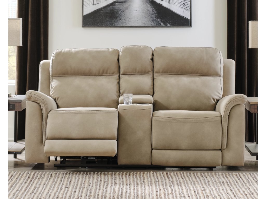 Next-Gen Durapella Power Reclining Loveseat with Console - image 1