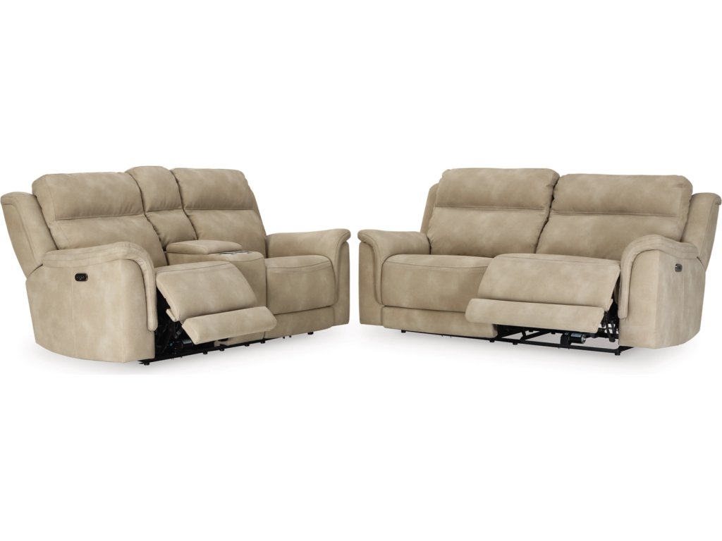 Next-Gen Durapella Power Reclining Sofa and Loveseat - image 1