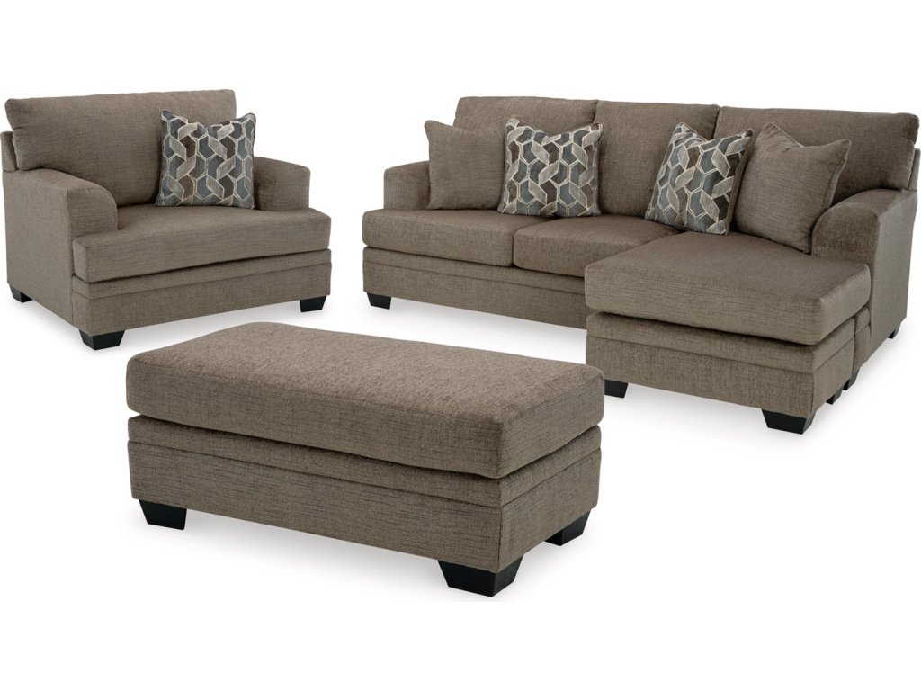 Stonemeade Sofa Chaise, Oversized Chair and Ottoman - image 1