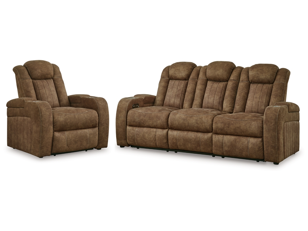 Wolfridge Power Reclining Sofa and Power Recliner - main image