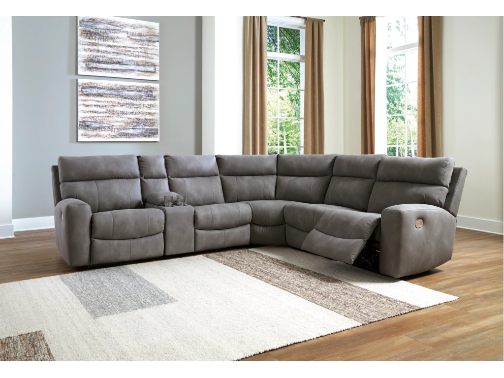 Next-Gen Durapella 6-Piece Power Reclining Sectional - image 1
