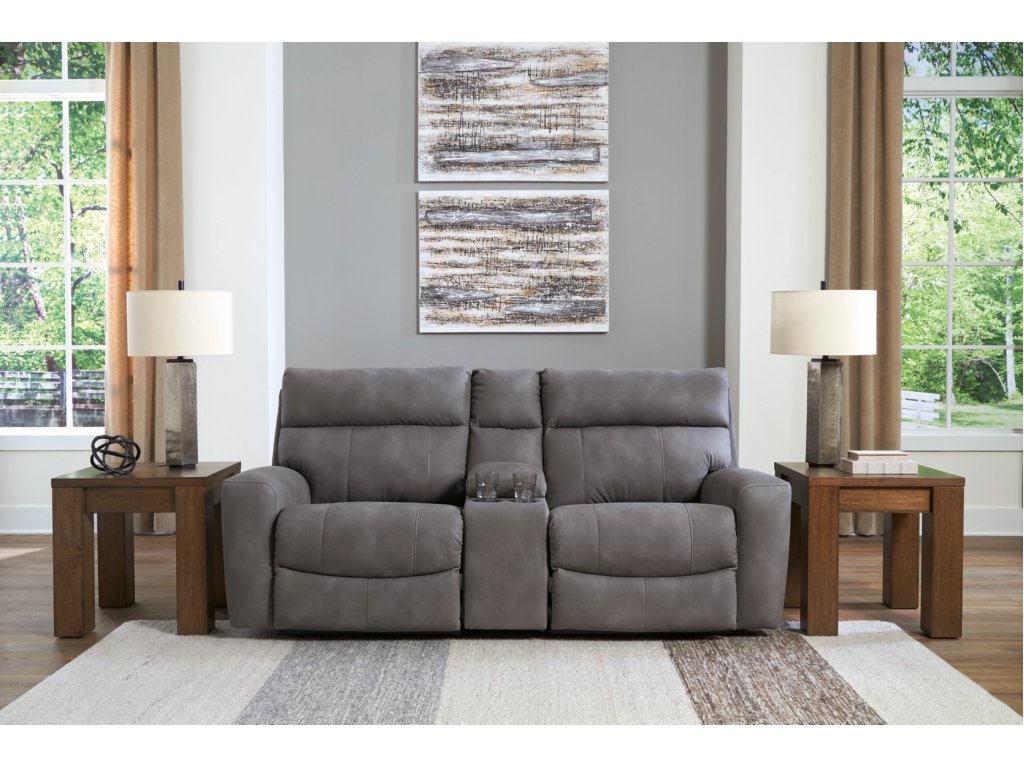Next-Gen Durapella 3-Piece Power Reclining Sectional Loveseat with Console - image 1