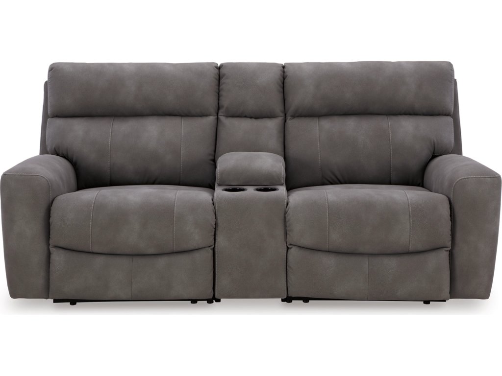 Next-Gen Durapella 3-Piece Power Reclining Sectional Loveseat with Console - image 2