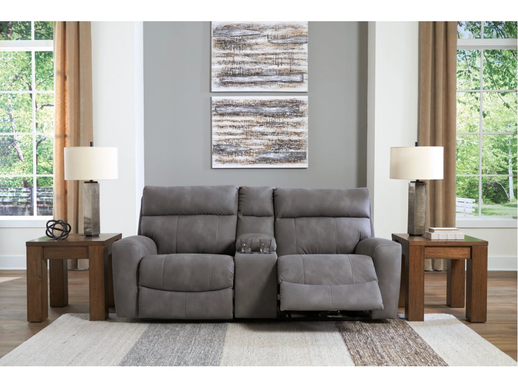 Next-Gen Durapella 3-Piece Power Reclining Sectional Loveseat with Console - image 3