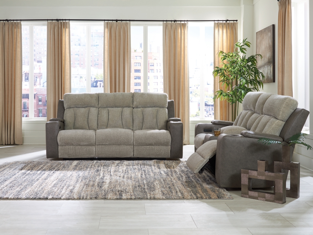 WhipLash Power Reclining Sofa and Loveseat - image 1