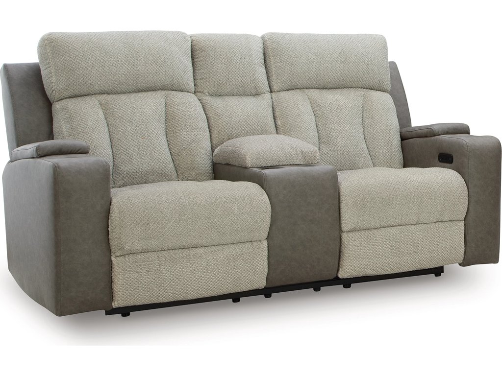 WhipLash Power Reclining Loveseat with Console - main image