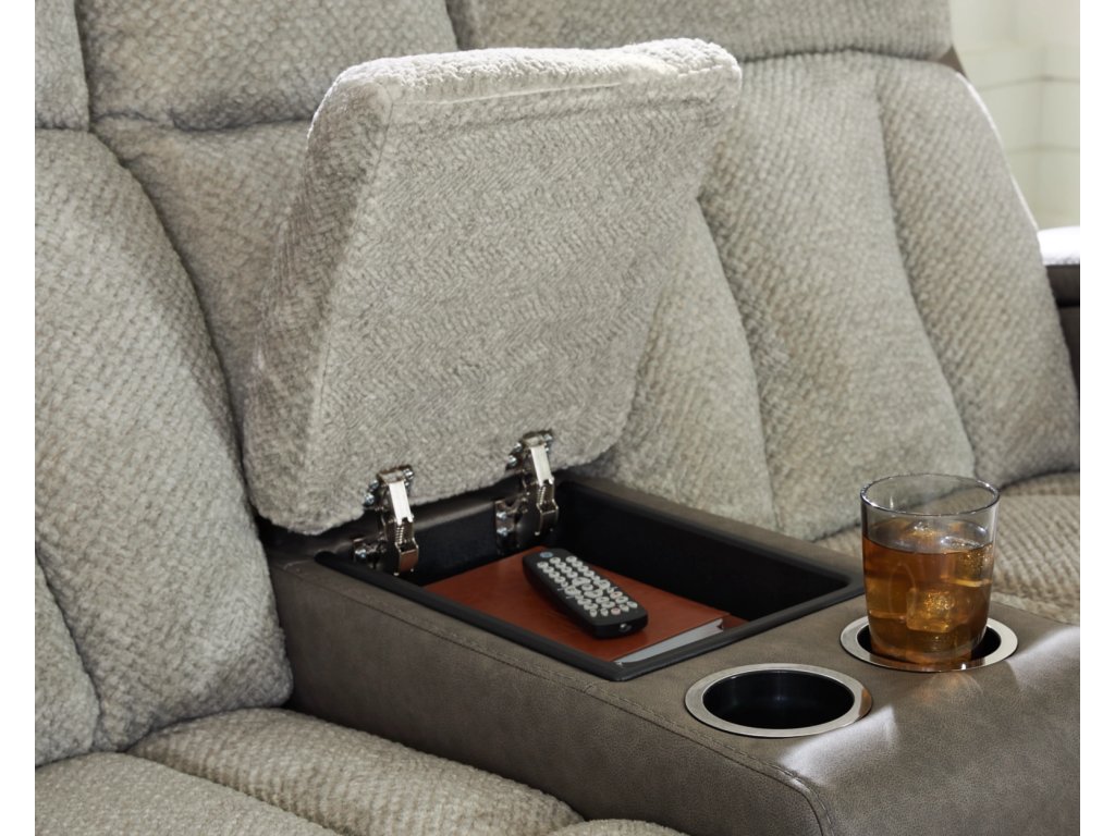 WhipLash Power Reclining Loveseat with Console - image 5