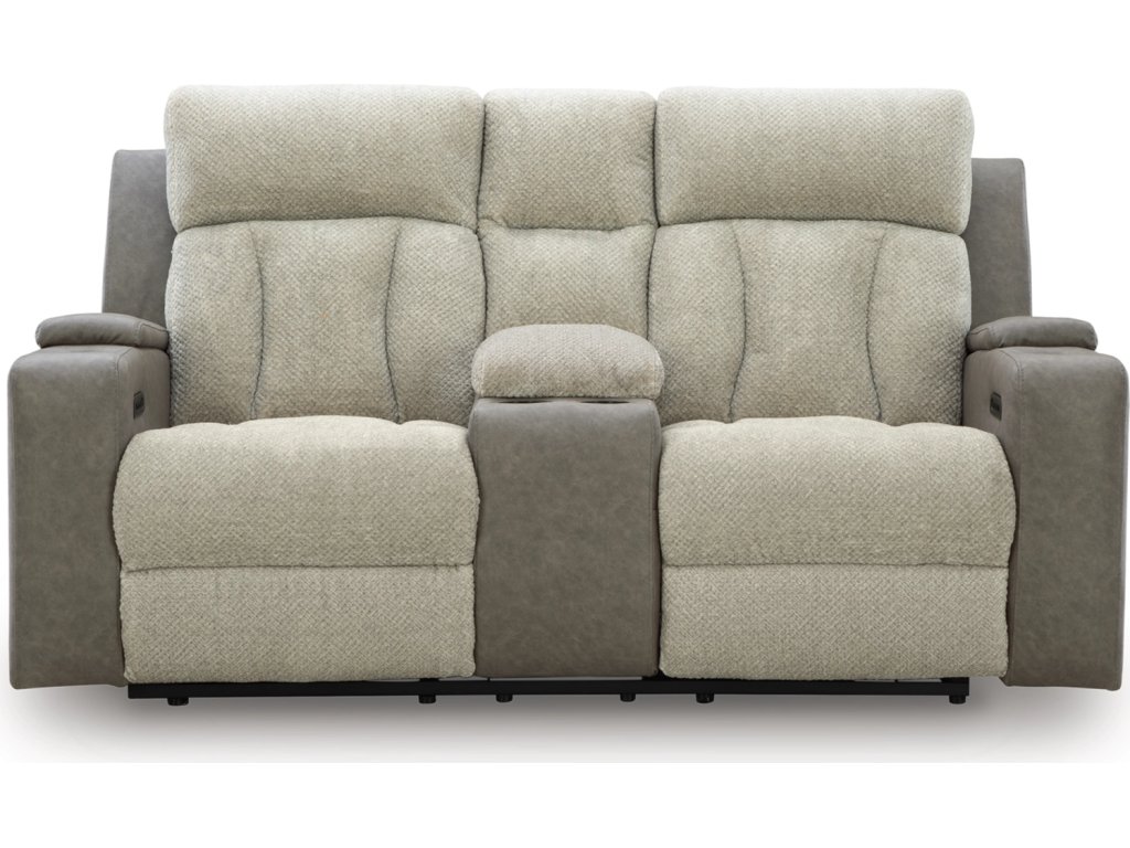 WhipLash Power Reclining Loveseat with Console - image 3