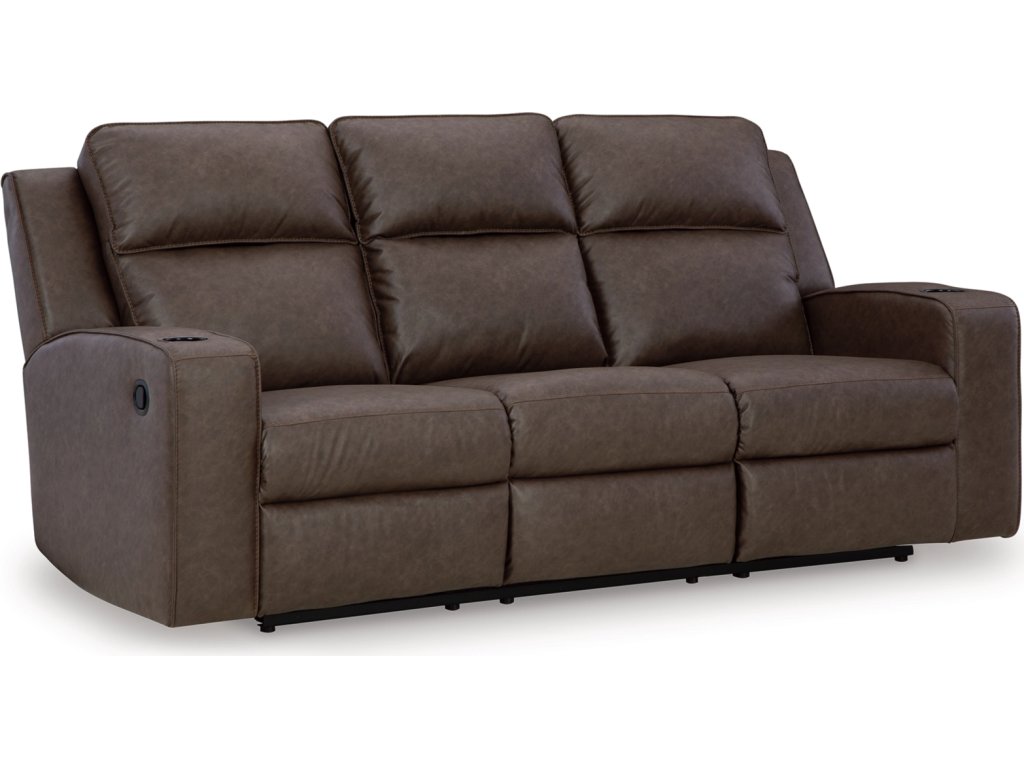 Lavenhorne Reclining Sofa with Drop Down Table - image 2