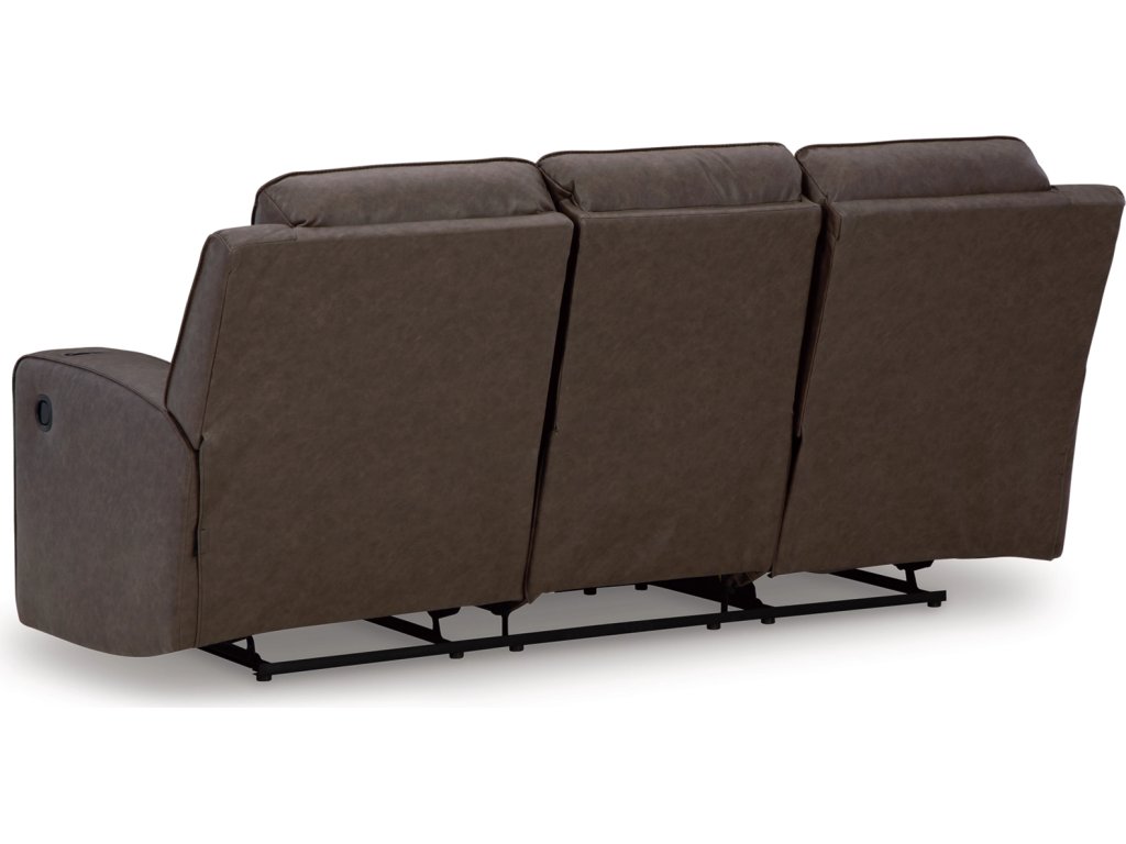Lavenhorne Reclining Sofa with Drop Down Table - image 5