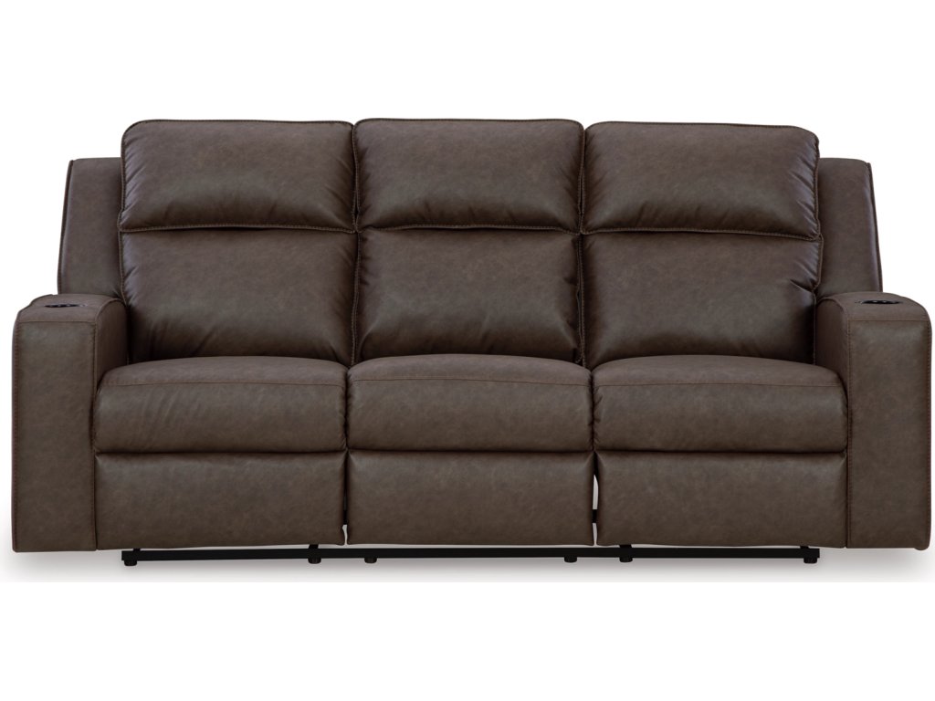 Lavenhorne Reclining Sofa with Drop Down Table - main image