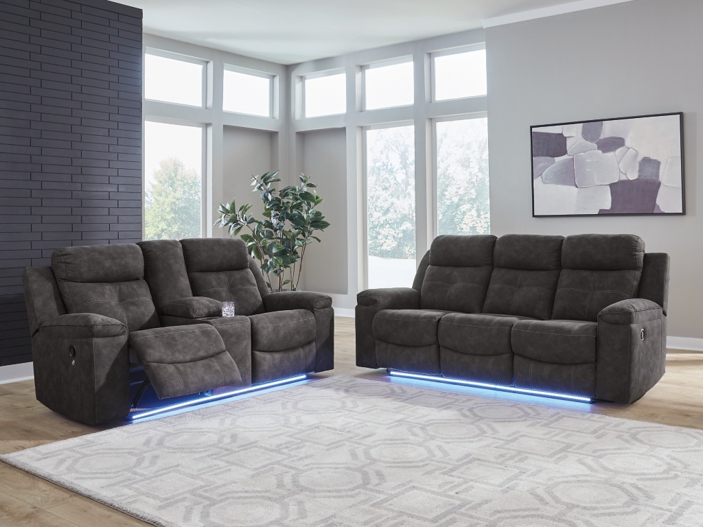 Brysonview Reclining Sofa and Loveseat - image 1
