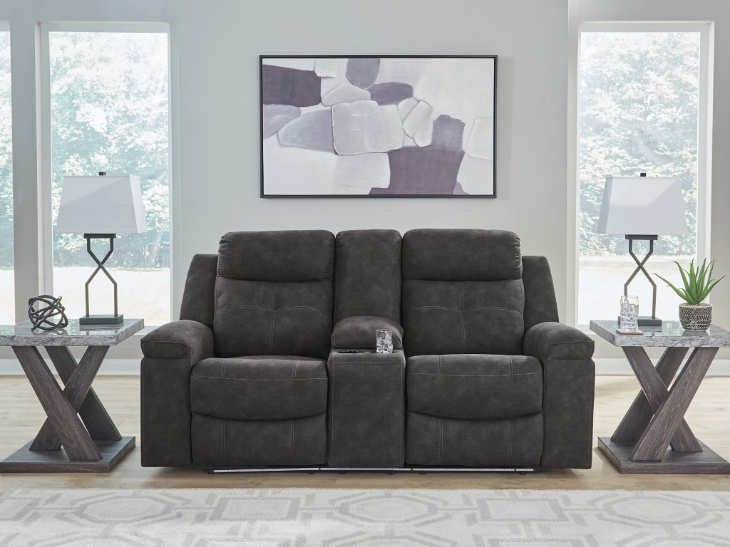 Brysonview Reclining Loveseat with Console - main image
