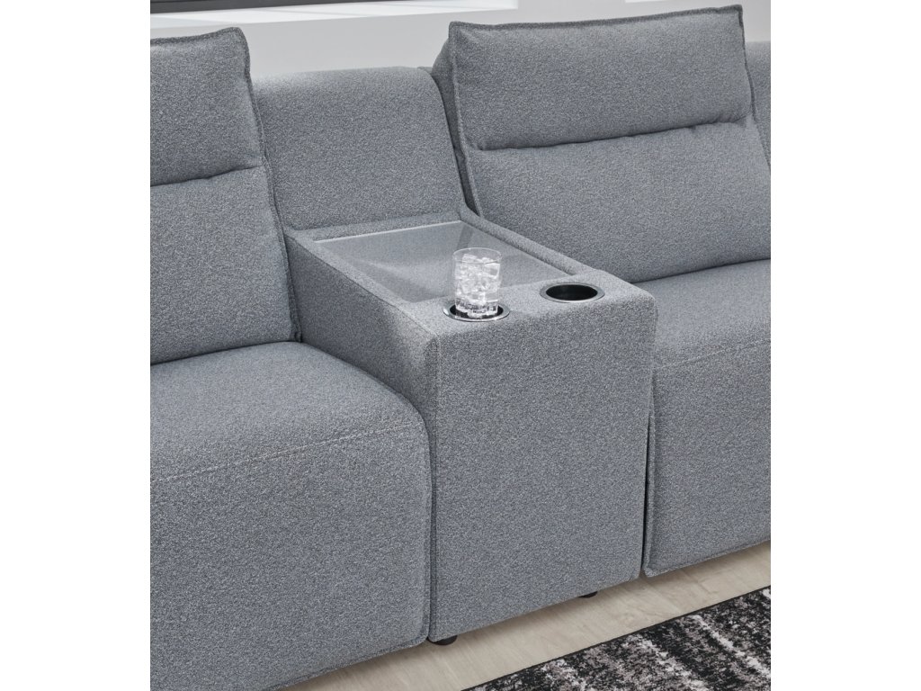 Modmax II 3-Piece Power Reclining Sectional with Chaise and Console - image 4