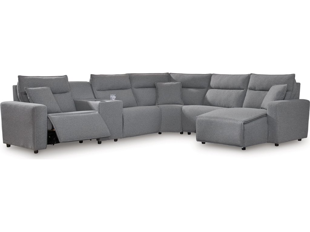 Modmax II 6-Piece Power Reclining Sectional with Chaise and Console - main image