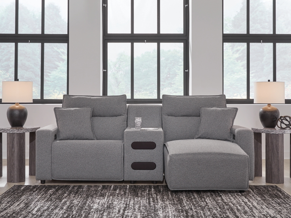 Modmax II 3-Piece Power Reclining Sectional with Chaise and Audio Console - image 1