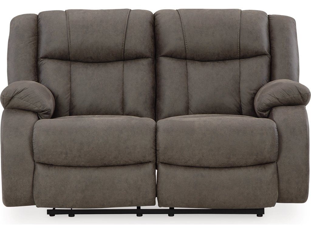 First Base Reclining Loveseat and 2 Recliners - image 7