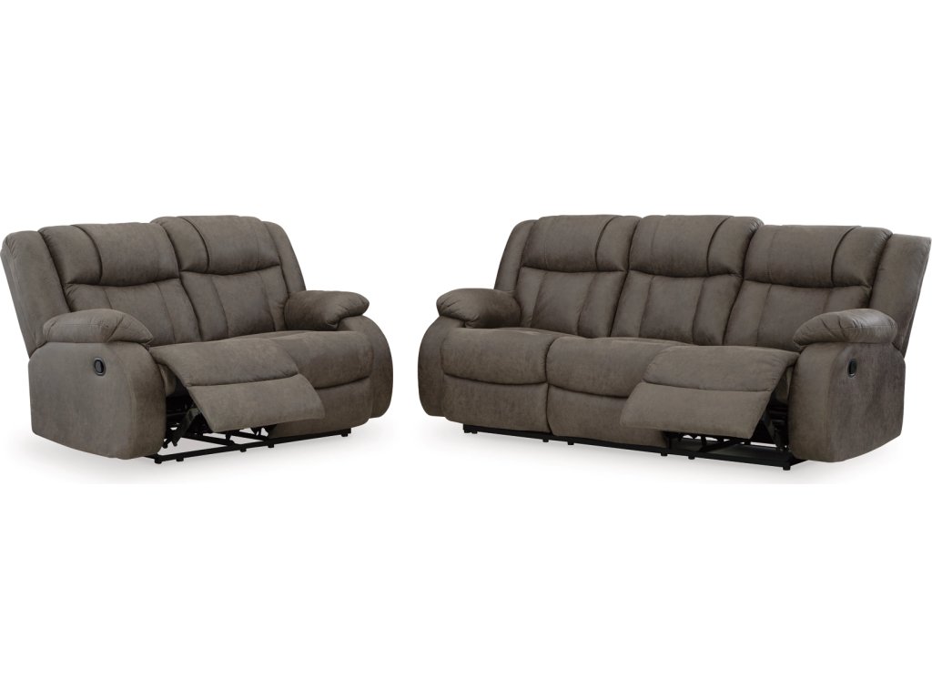 First Base Reclining Sofa and Loveseat - image 2
