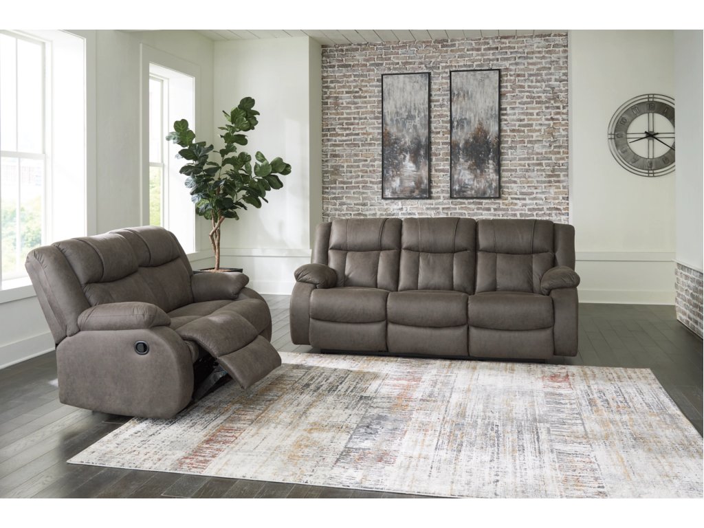 First Base Reclining Sofa and Loveseat - main image