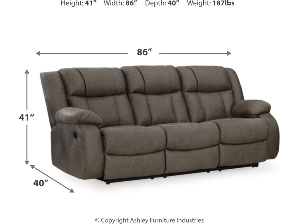 First Base Reclining Sofa, Loveseat and Recliner - image 19